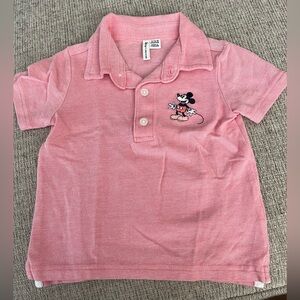 Janie and Jack x Disney Pink Kids Polo Shirt